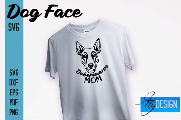Doberman Mom SVG: Graphics for Crafts & Branding