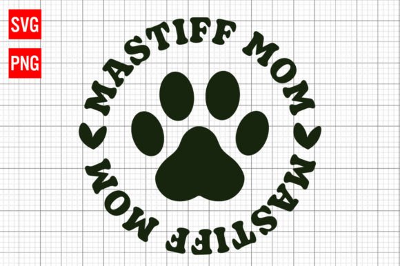 Mastiff Mom SVG: Premium Graphics for Crafts