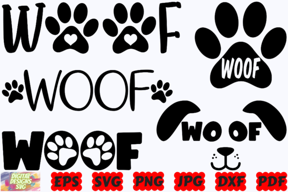 Woof SVG: Fresh Graphics for Crafts & Blogs