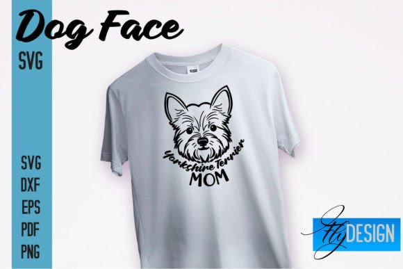 Yorkshire Terrier Mom SVG: Graphics for Crafts